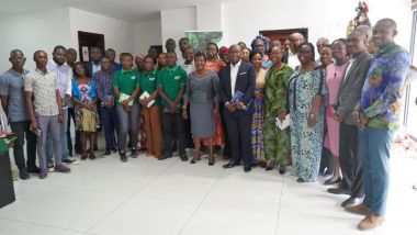 Reunion de présentation des voeux du personnel UCP à la Coordo